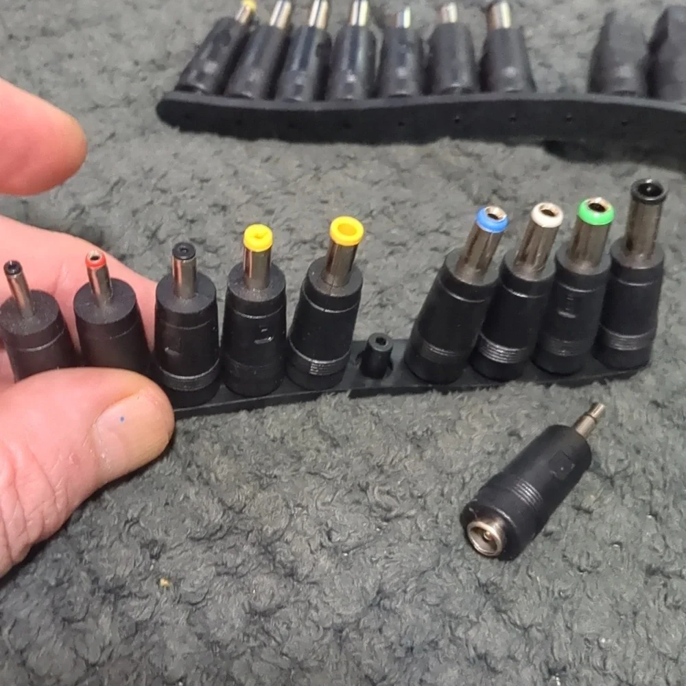 Black Universal Adapter Tips Set 34 Included
